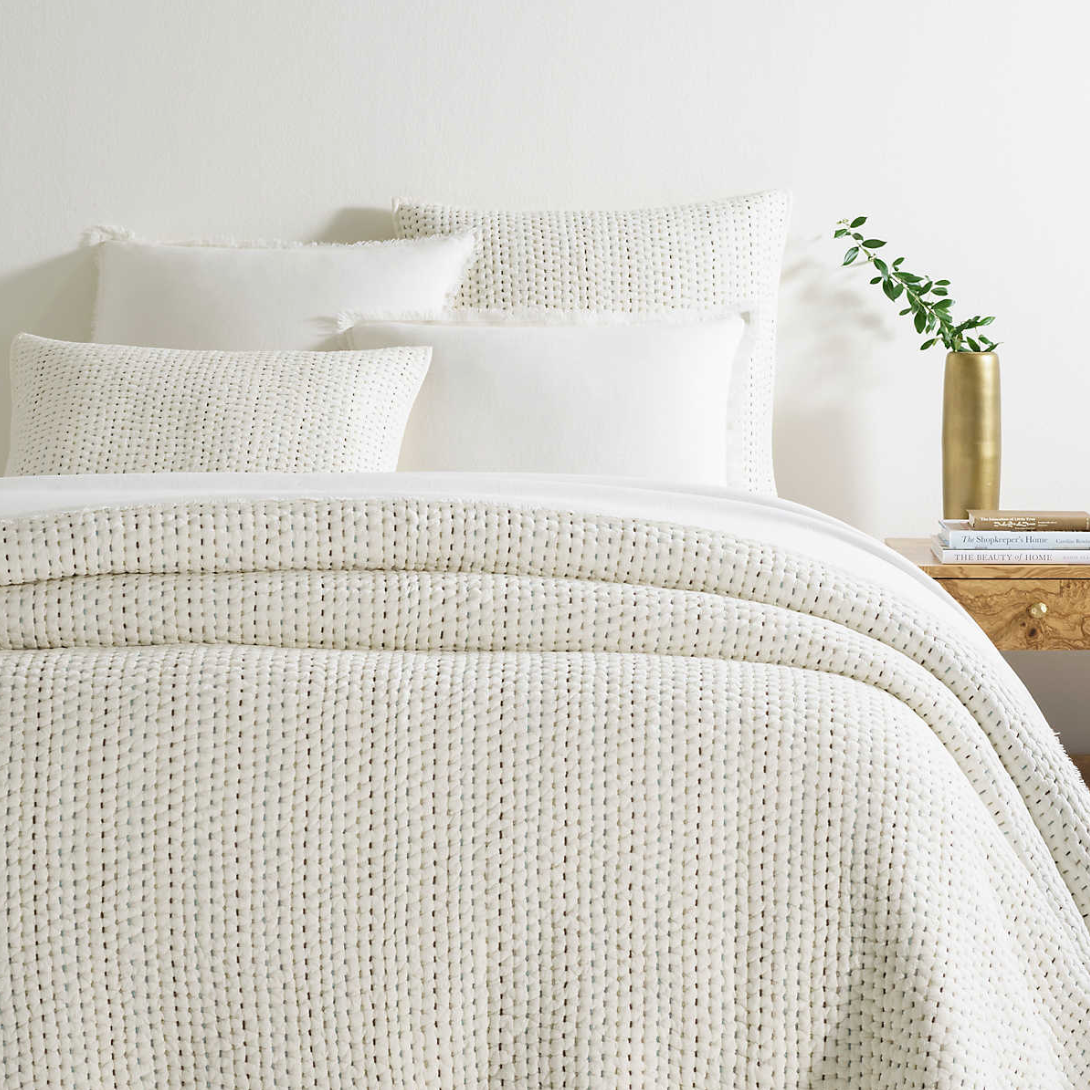 Annie Selke Taft Neutral Quilt