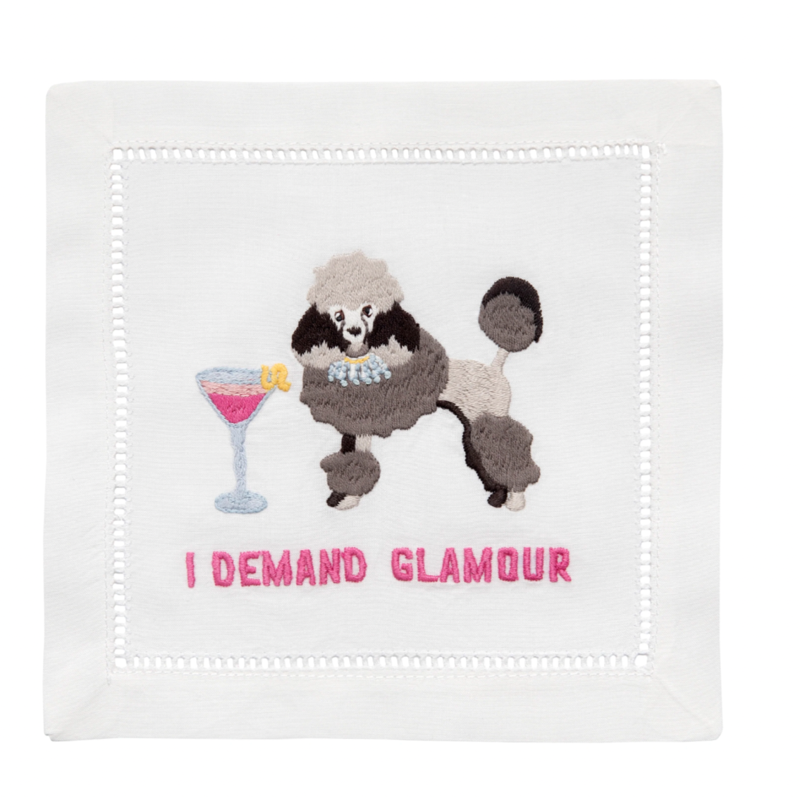 "I Demand Glamour" Cocktail Napkin Set