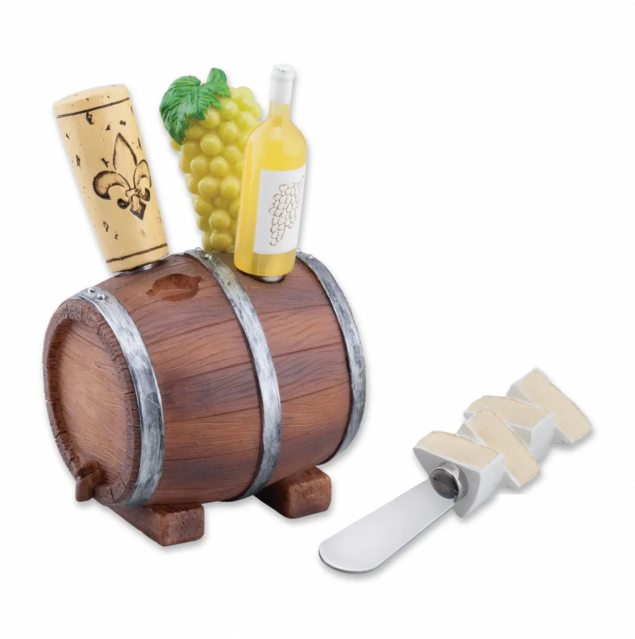 White Wine & Cheese Party Set of 4 Spreaders