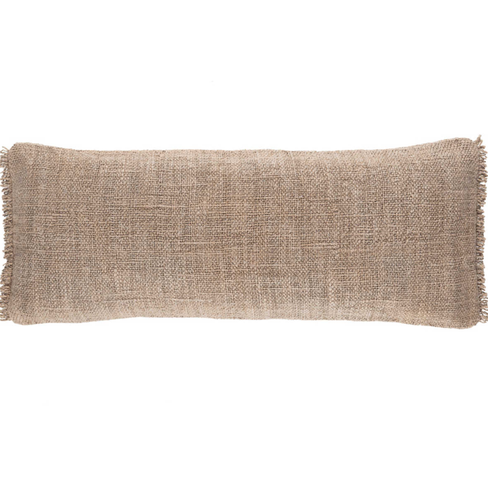 Griffin Linen Decorative Pillow, Stone
