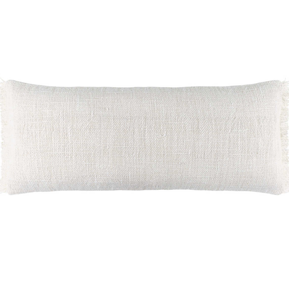 Griffin Linen Decorative Pillow, Ivory