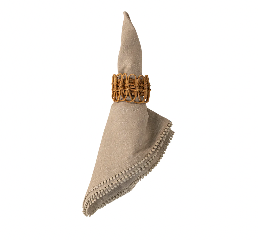 Juliska Berry Trim Flax Napkin