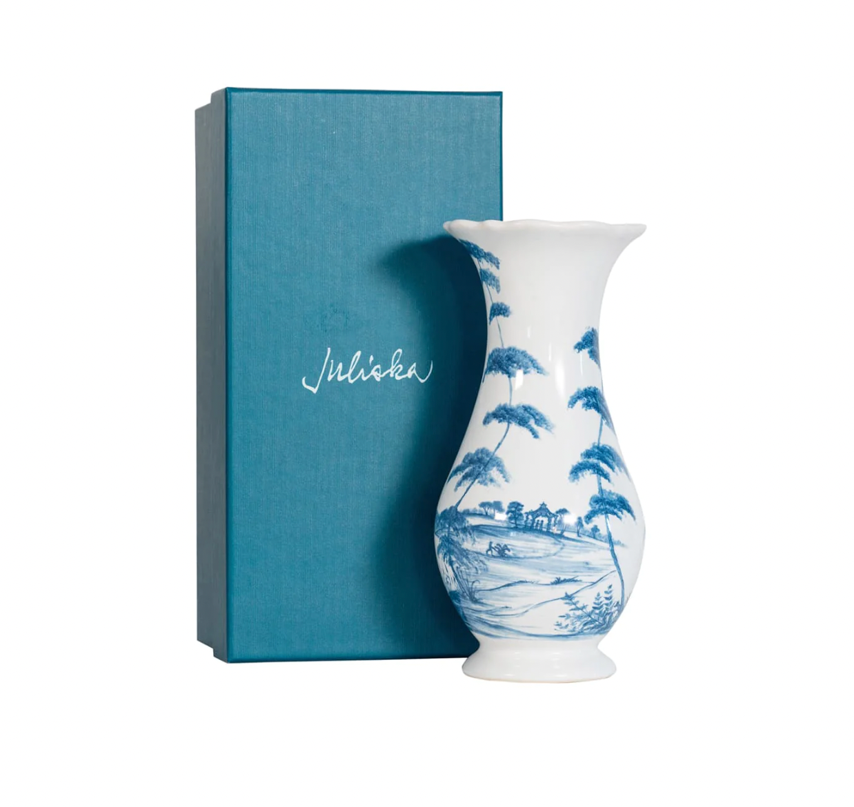 Juliska Country Estate Delft Blue Vase 9"