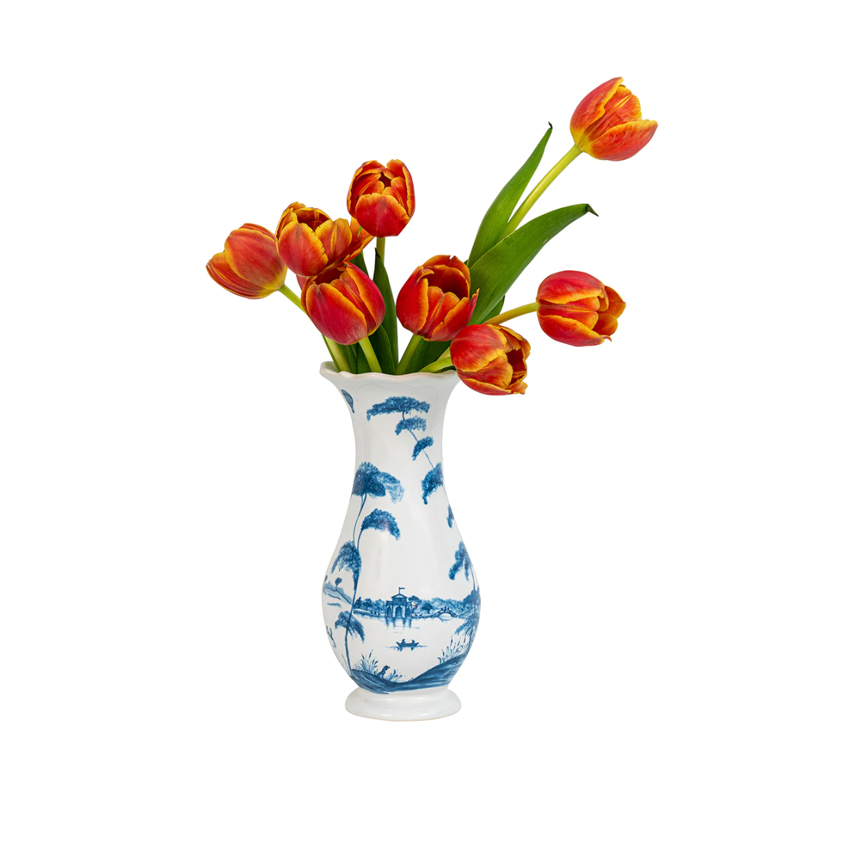 Juliska Country Estate Delft Blue Vase 9"