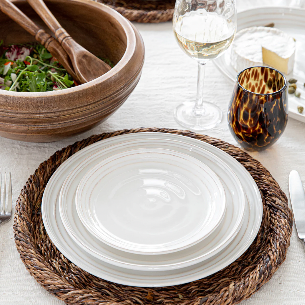 Juliska Bilbao Whitewash Side/Cocktail Plate