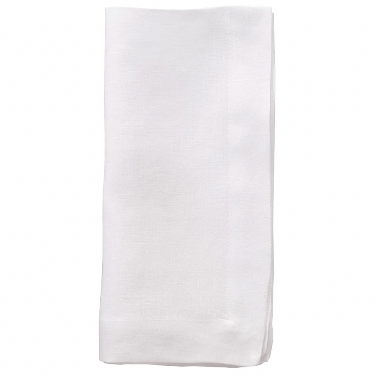 "No Iron" Pure White Riviera Dinner Napkin