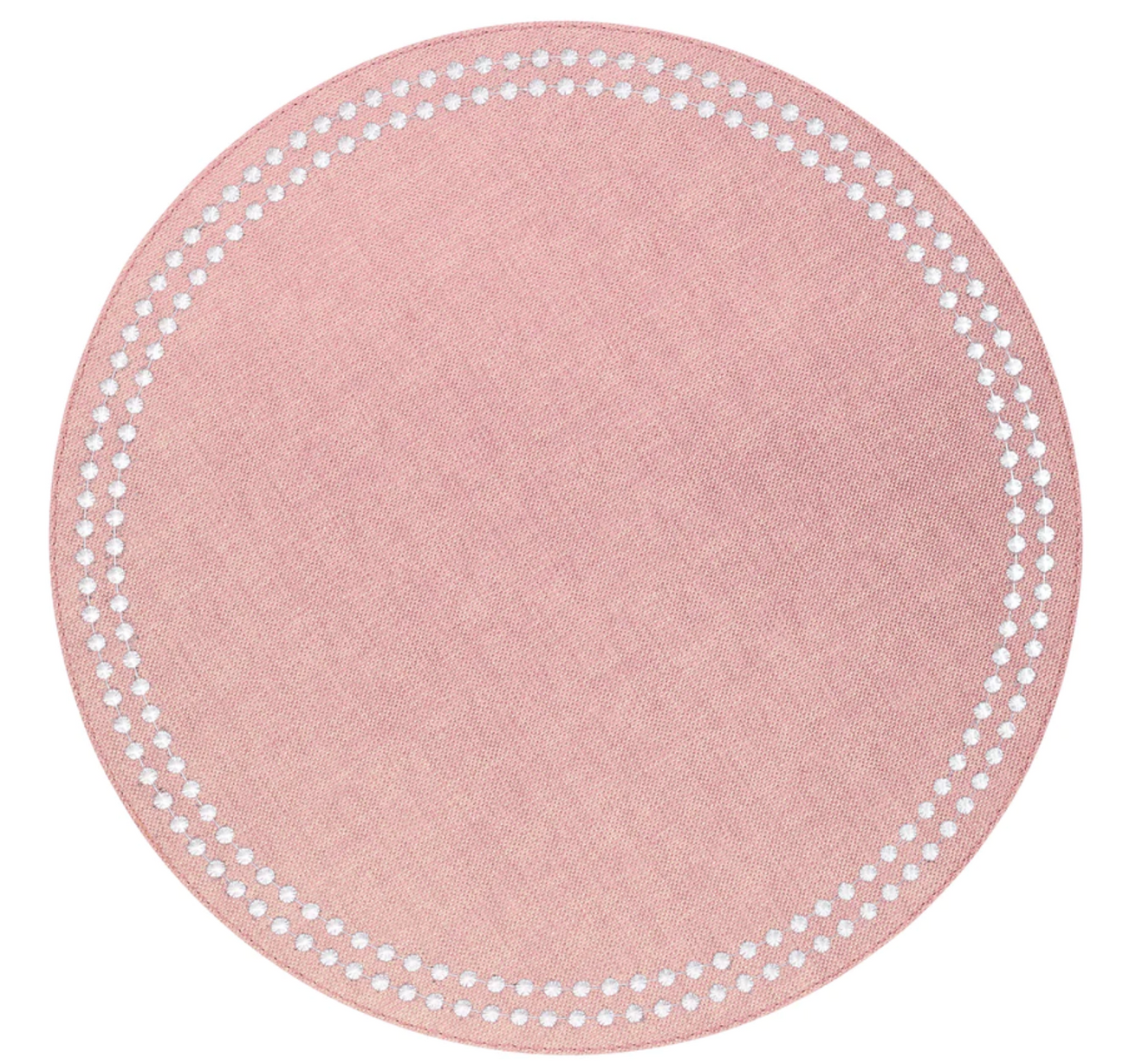 Rose / White Pearls Washable Placemat