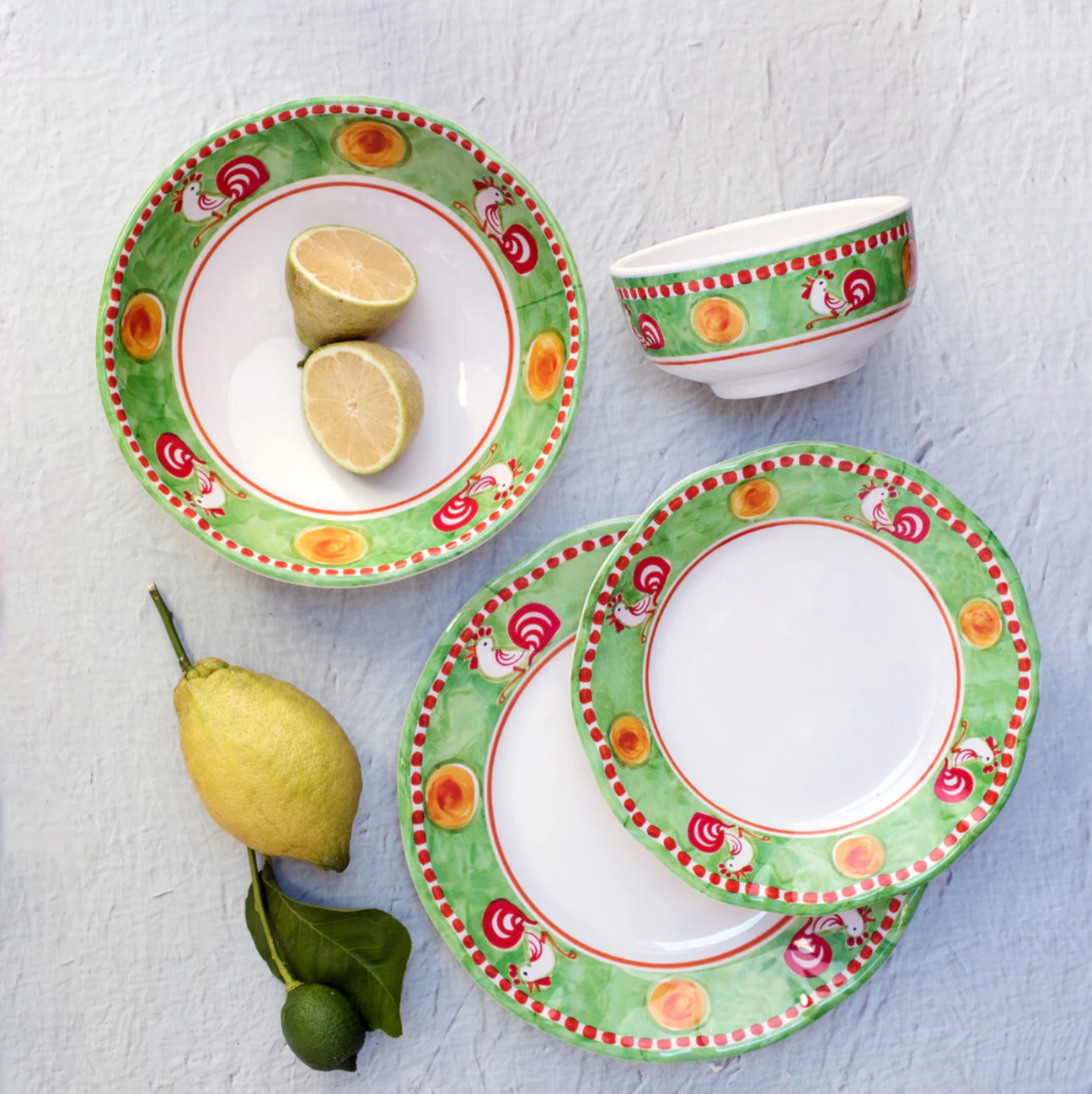 VIETRI Melamine Campagna Gallina Cereal Bowl