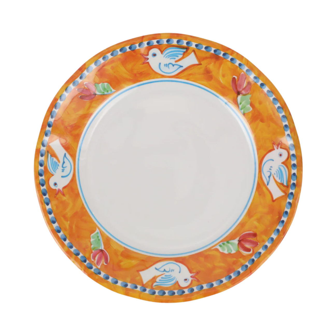 VIETRI Melamine Campagna Uccello Dinner Plate