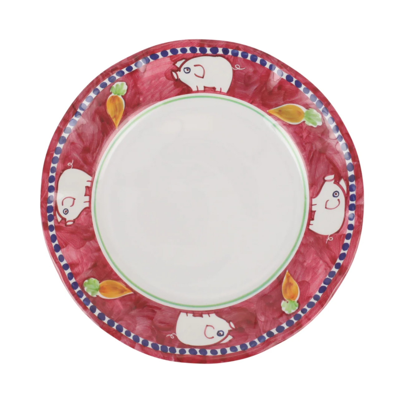 VIETRI Melamine Campagna Porco Dinner Plate