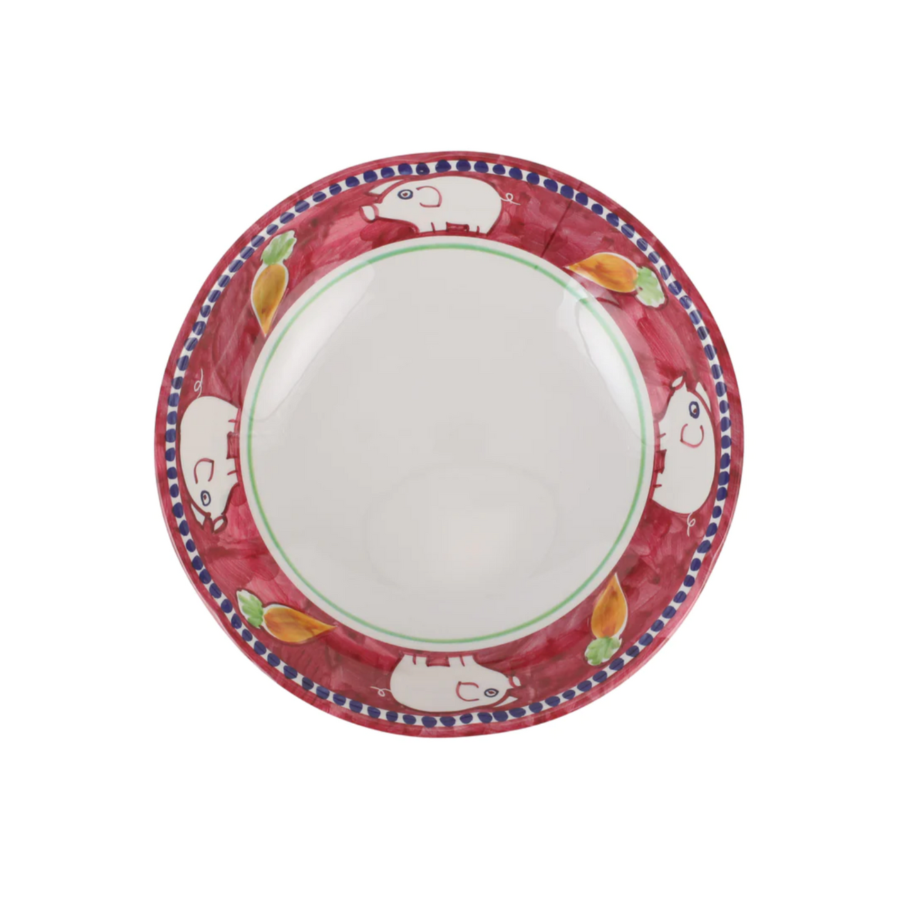 VIETRI Melamine Campagna Porco Pasta Bowl