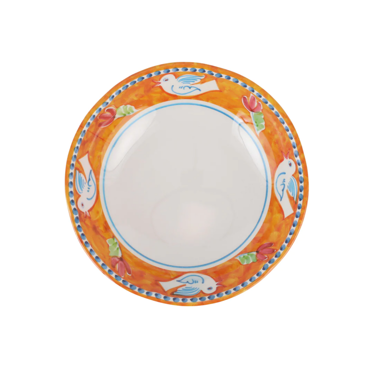 VIETRI Melamine Campagna Uccello Pasta Bowl