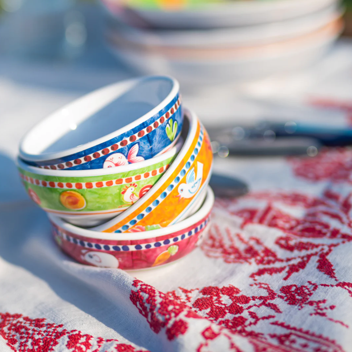 VIETRI Melamine Campagna Gallina Olive Oil Bowl