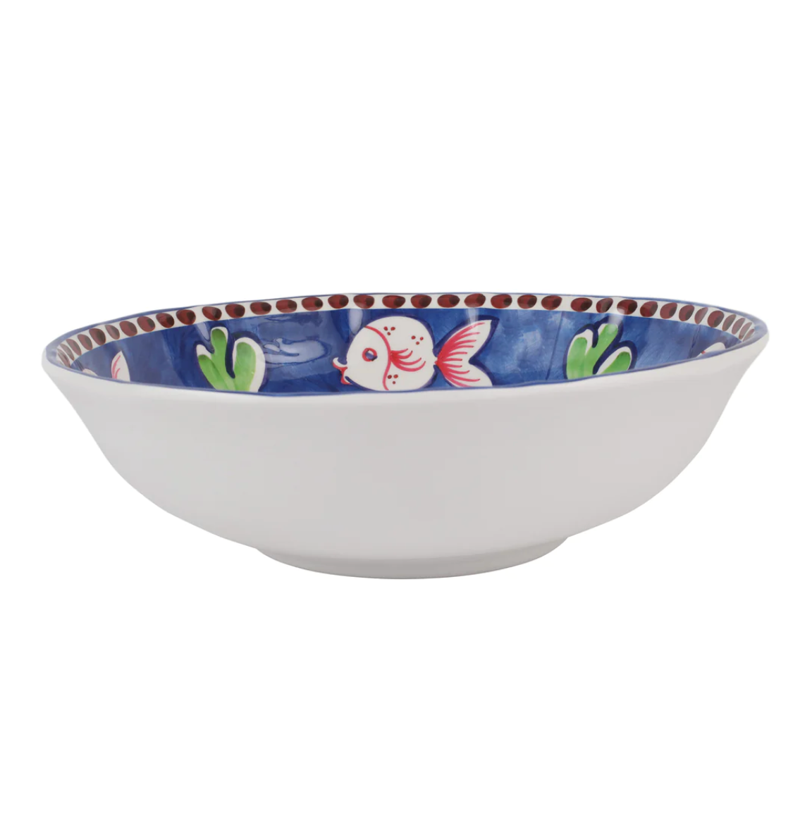 VIETRI Melamine Campagna Pesce Serving Bowl