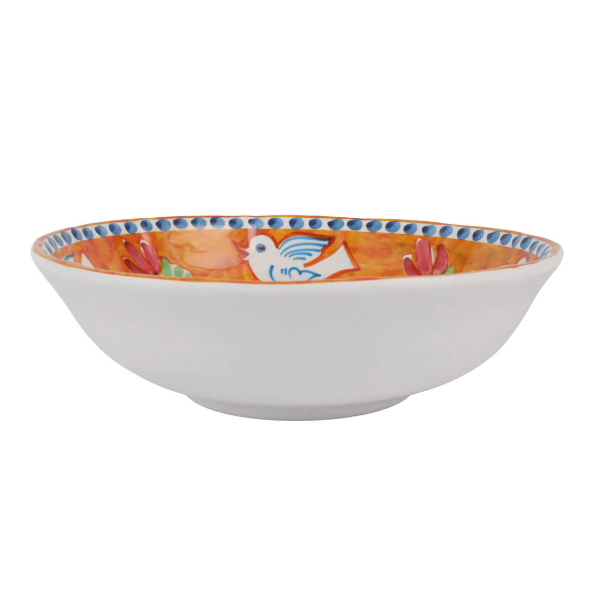 VIETRI Melamine Campagna Uccello Serving Bowl