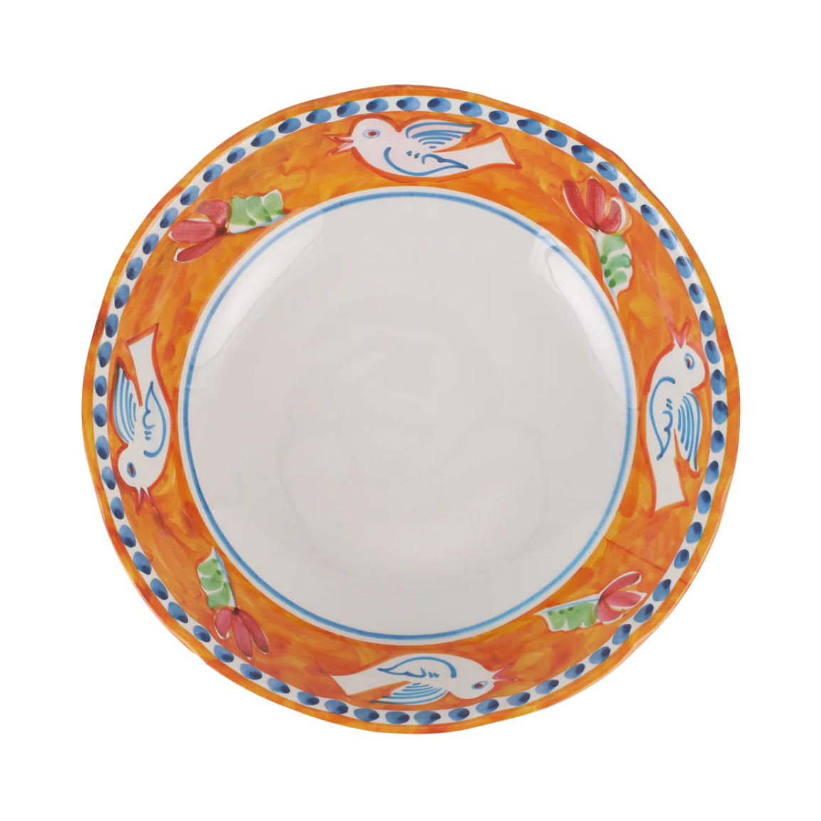 VIETRI Melamine Campagna Uccello Serving Bowl