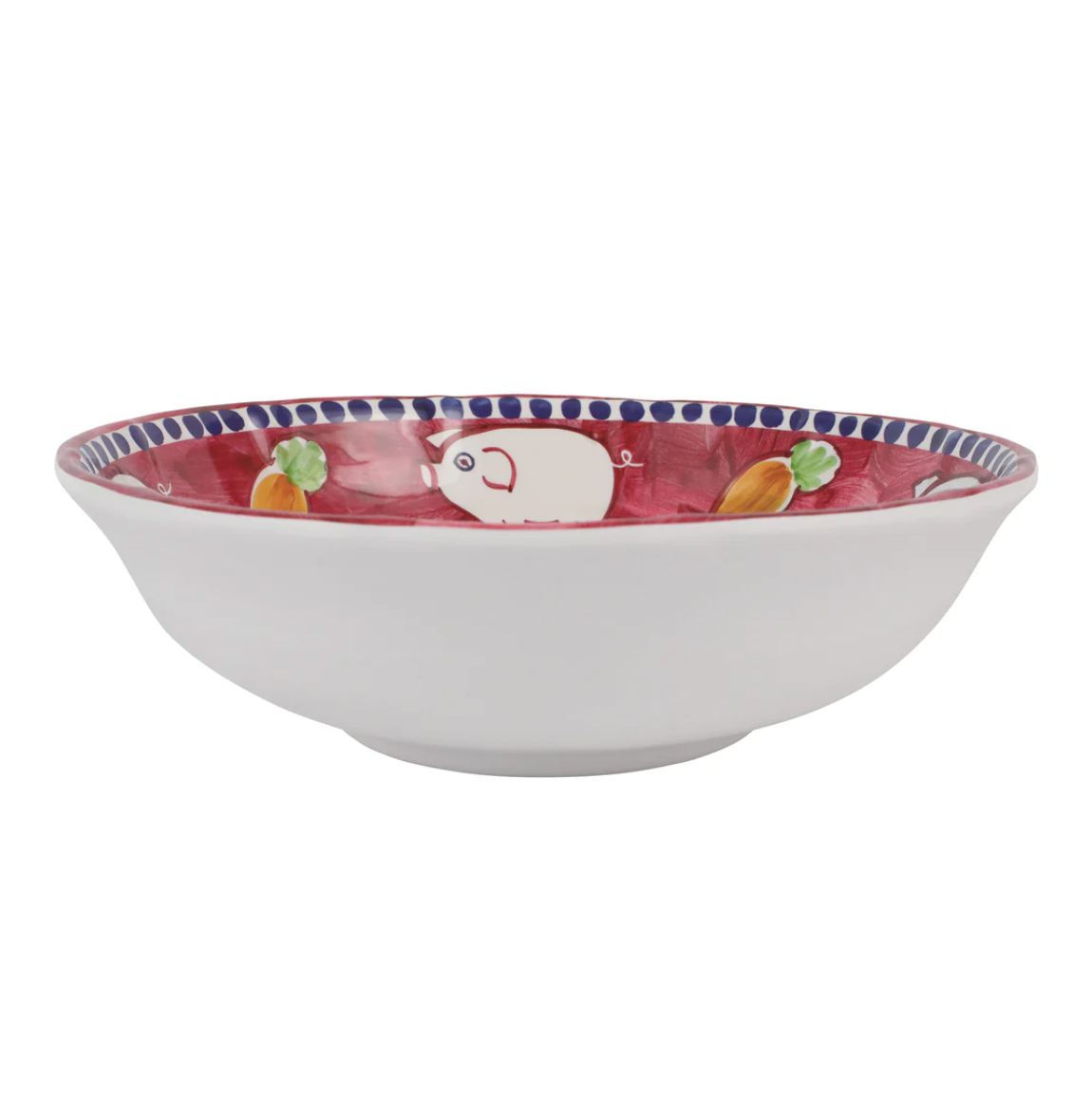 VIETRI Melamine Campagna Porco Serving Bowl