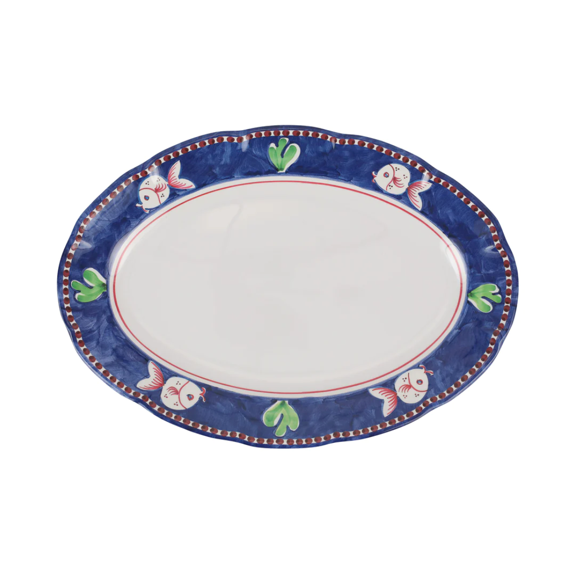 VIETRI Melamine Campagna Pesce Oval Platter