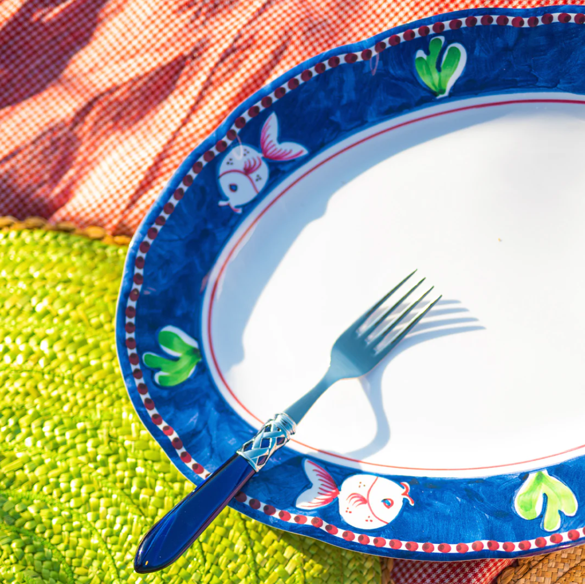 VIETRI Melamine Campagna Pesce Oval Platter
