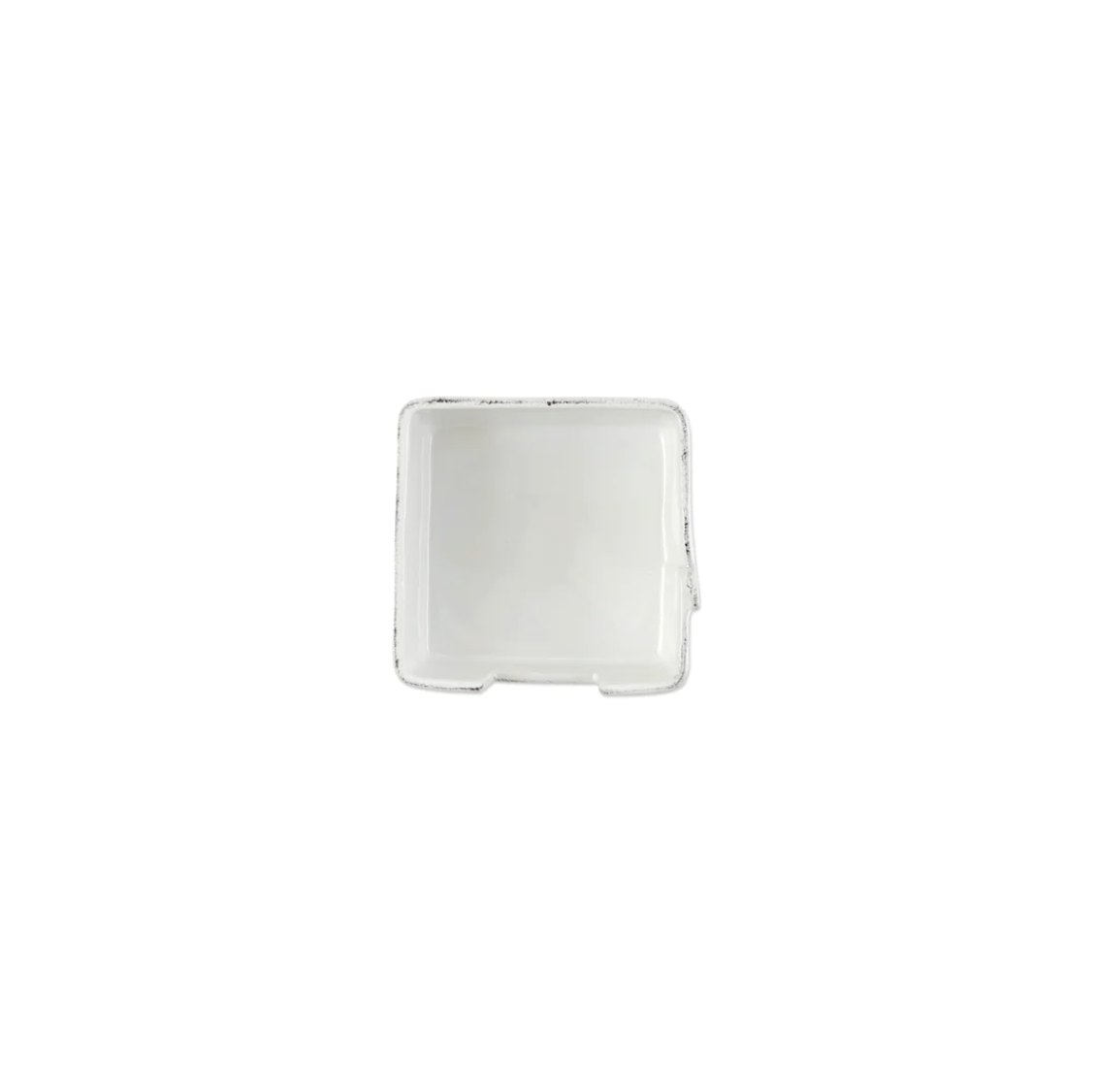 VIETRI Lastra Melamine White Cocktail Napkin Holder
