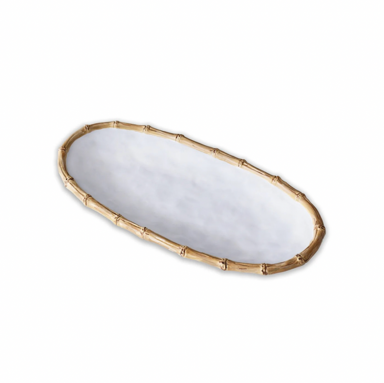Beatriz Ball Melamine Bamboo Medium Oval Platter