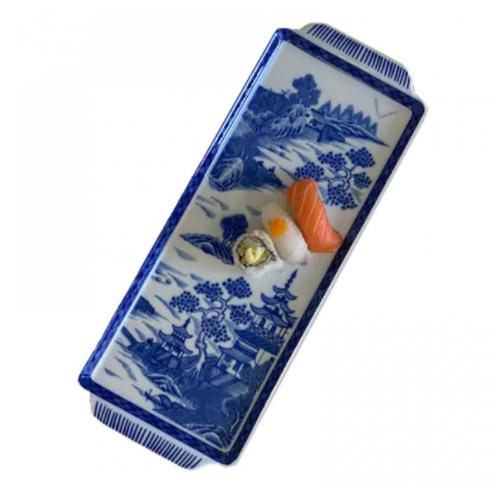 Mottahedeh Blue Canton Sandwich Tray
