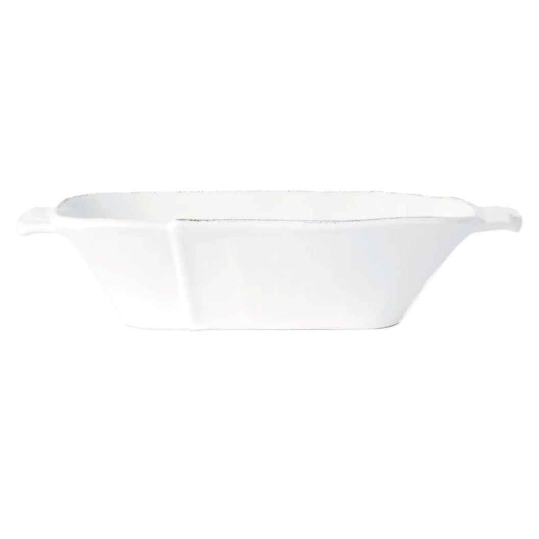 VIETRI Lastra White Oblong Baker Medium