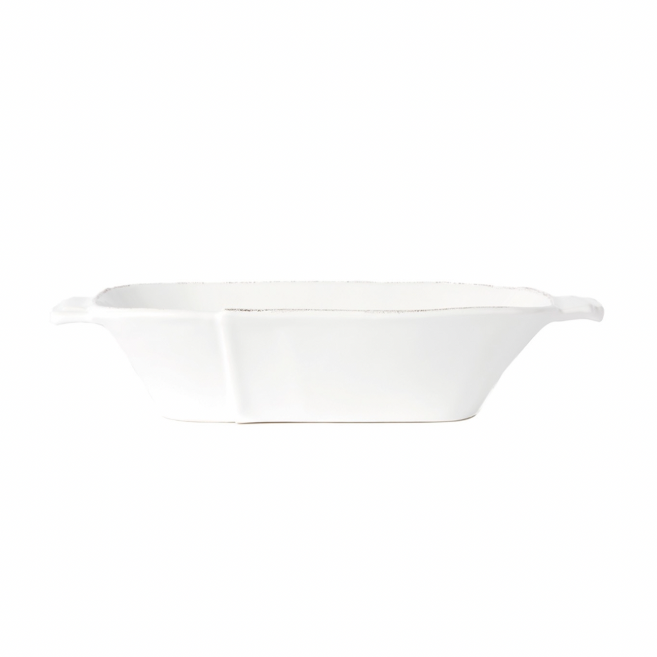 VIETRI Lastra White Oblong Baker Small