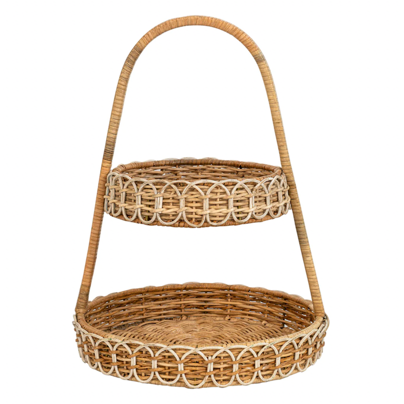 Juliska Provence Rattan Two Tiered Server