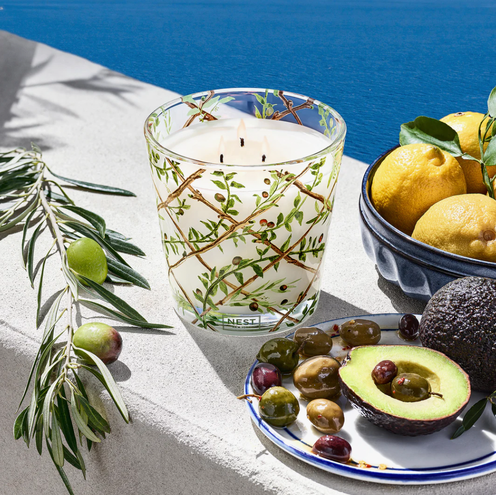 Nest Santorini Olive & Citron Specialty 3-Wick Candle