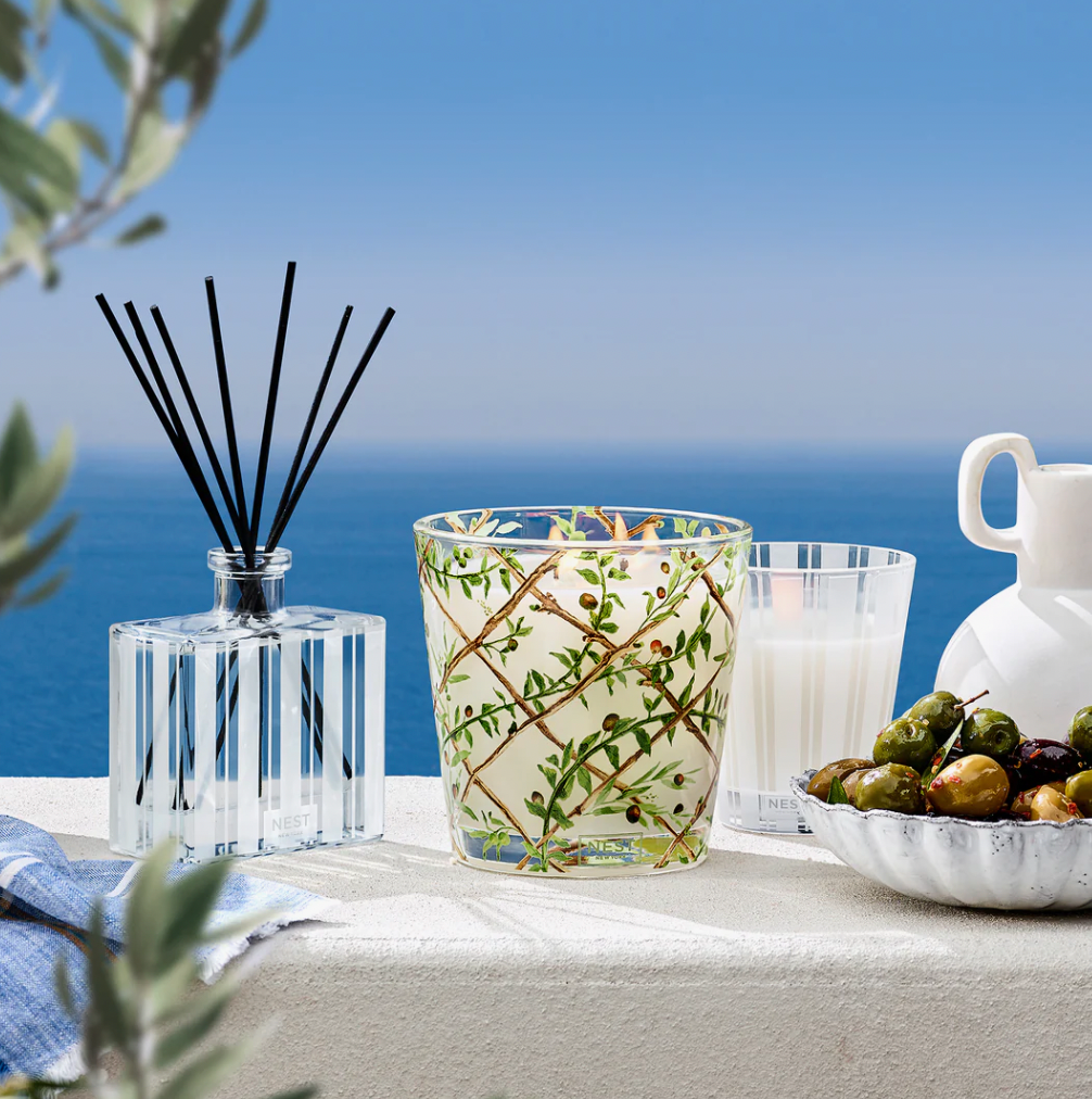 Nest Santorini Olive & Citron Specialty 3-Wick Candle