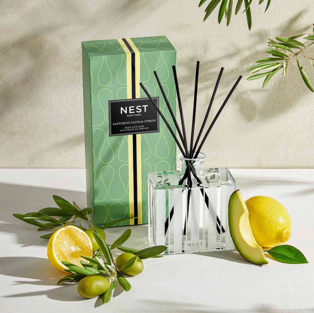 Nest Santorini Olive & Citron Reed Diffuser