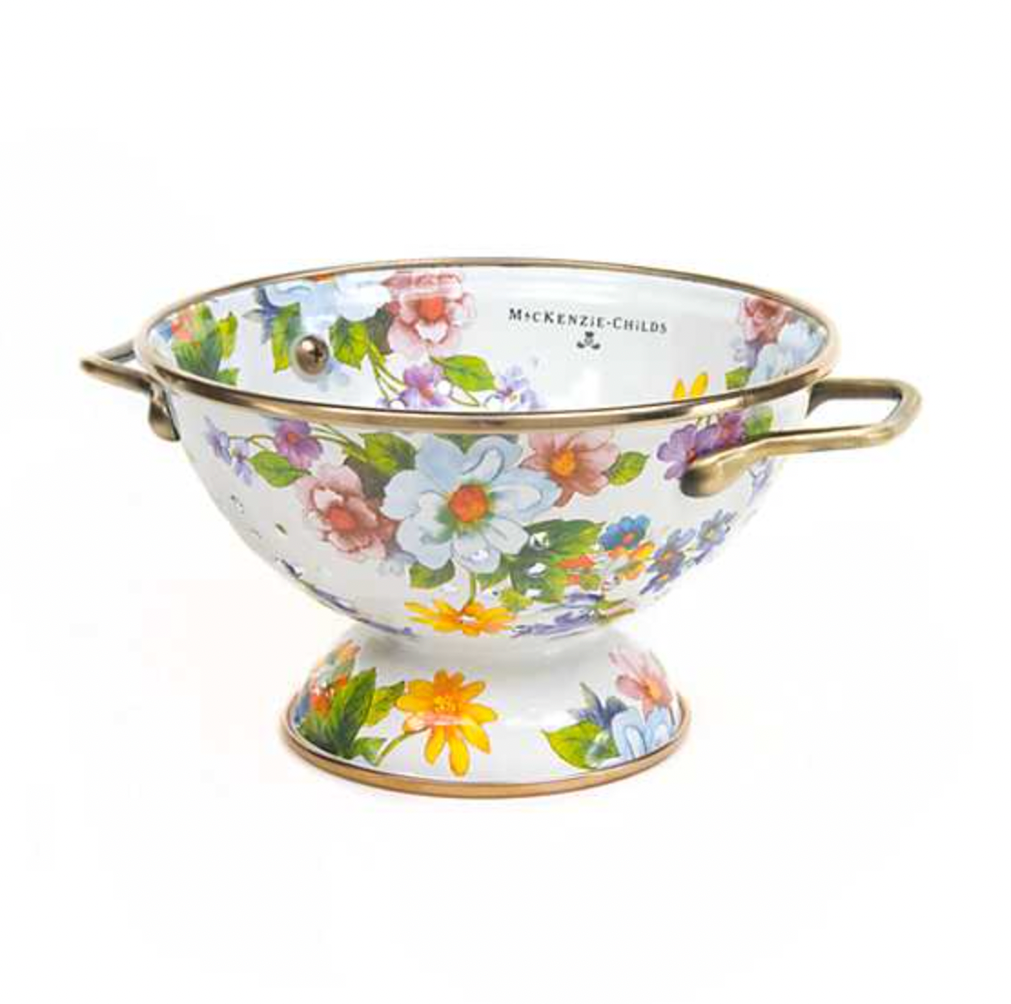 MacKenzie Childs Flower Market Enamel Colander