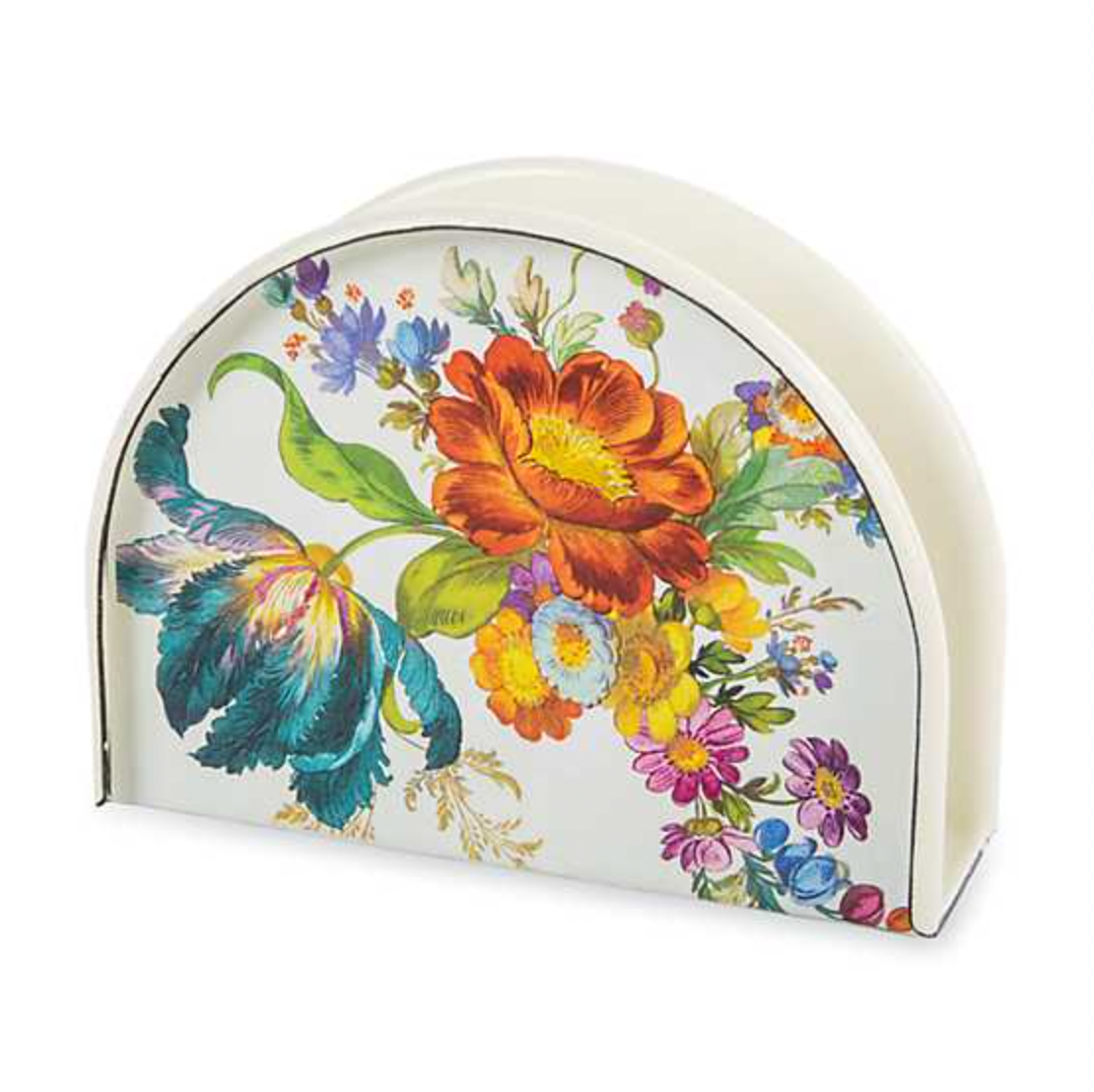 MacKenzie Childs Flower Market Enamel Napkin Holder