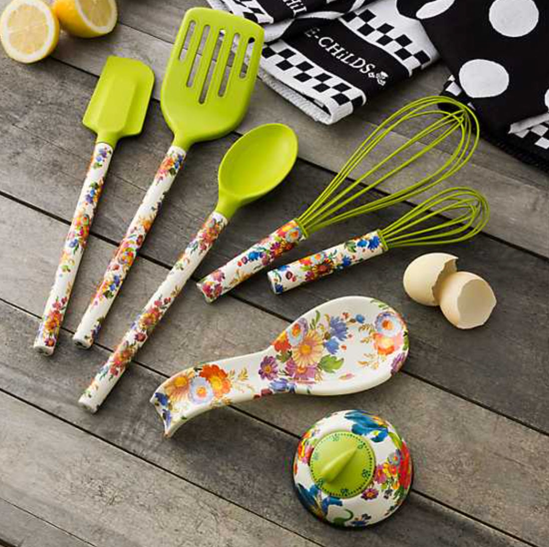 MacKenzie Childs Flower Market Enamel Spoon Rest