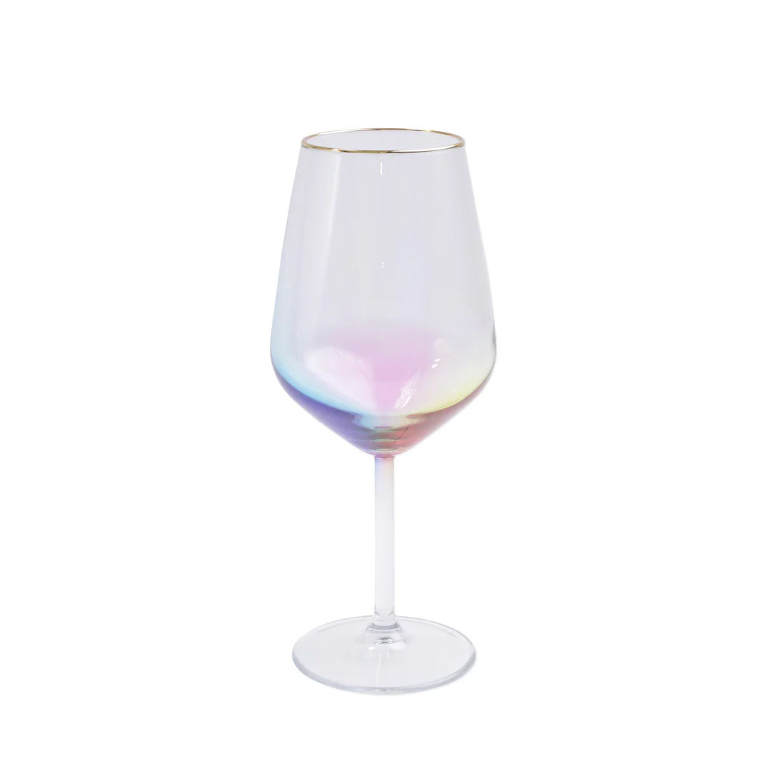 VIETRI Rainbow Wine Glass