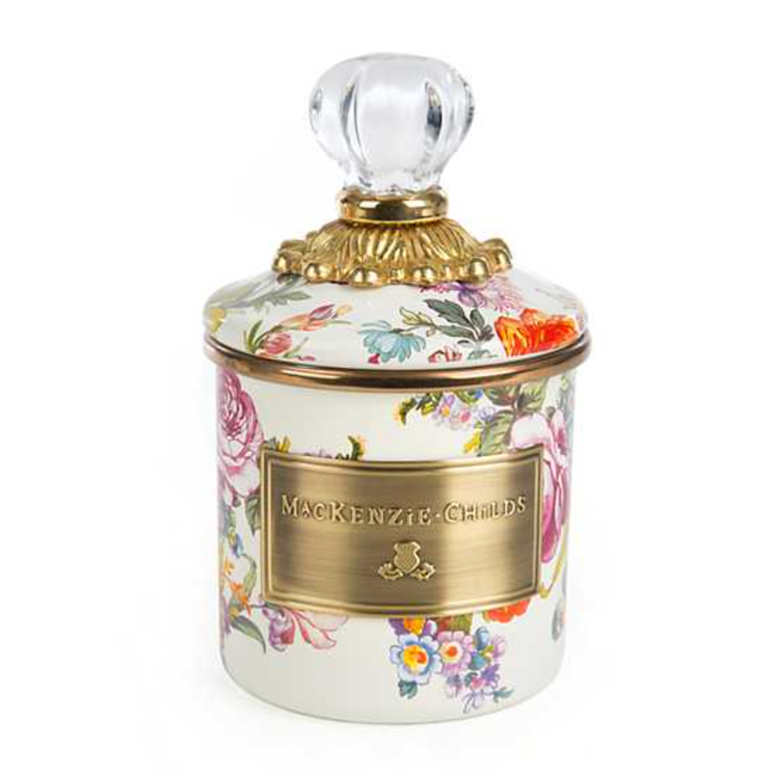 MacKenzie Childs Flower Market Enamel Canister, Mini