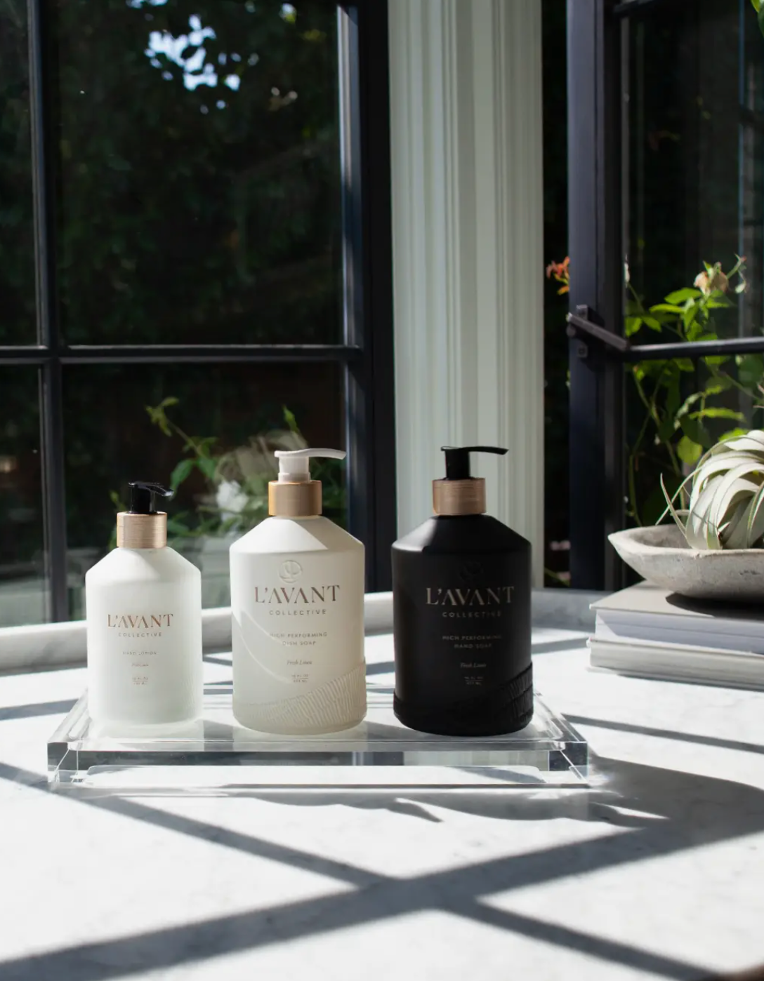 Lucite Soap & Lotion Tray