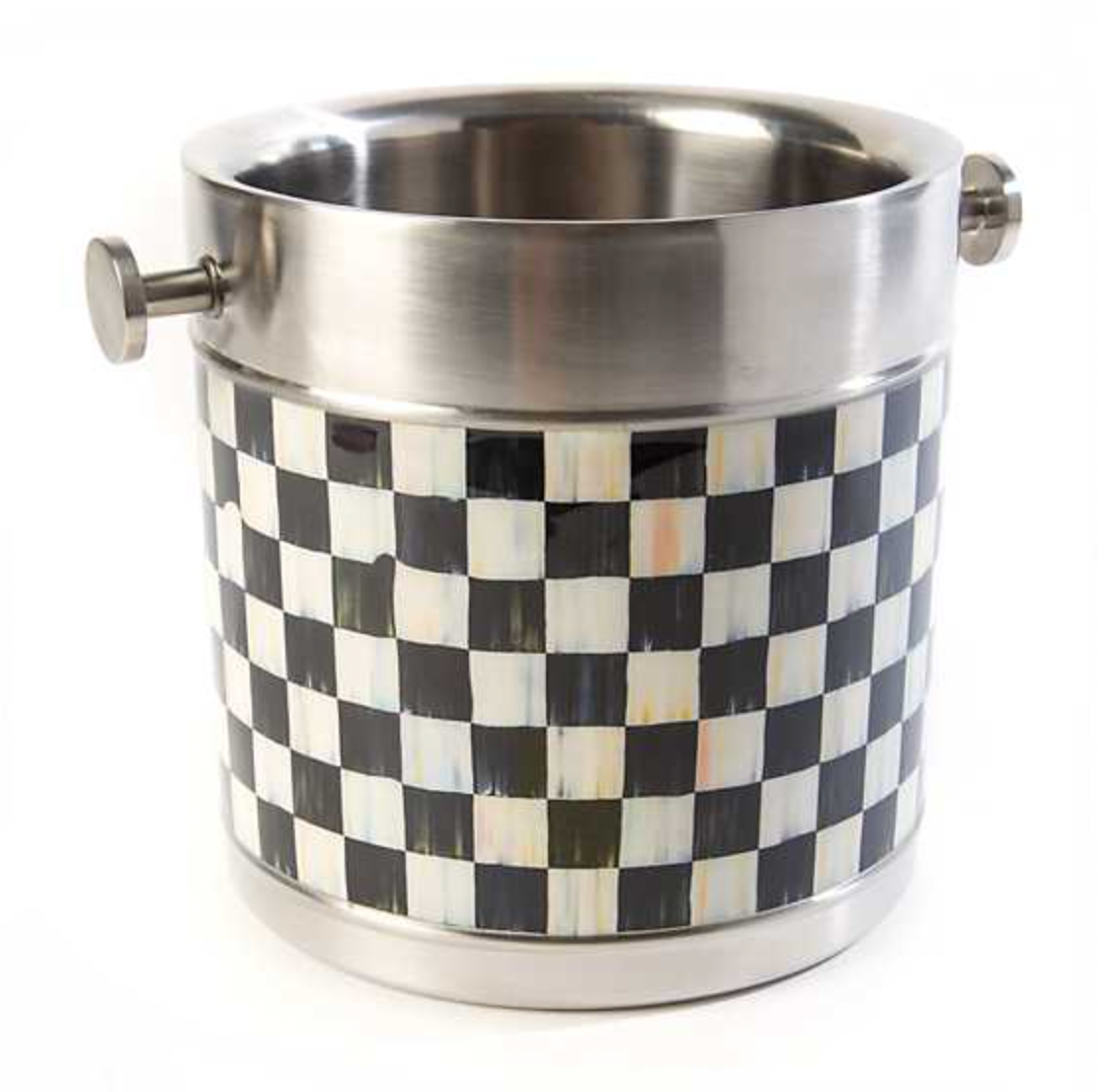 MacKenzie Childs Courtly Check Ice Bucket