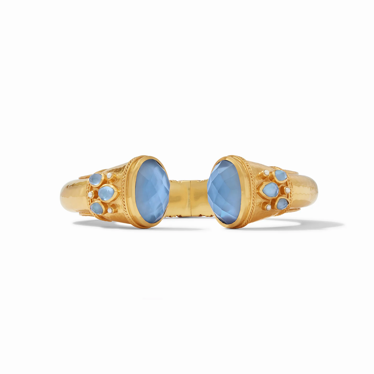 Julie Vos Cannes Cuff, Chalcedony Blue