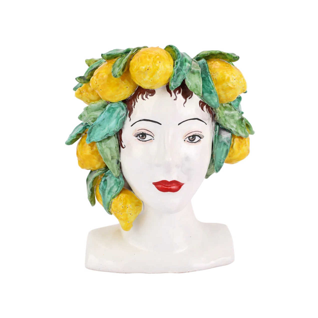VIETRI Sicilian Heads Lemons Head