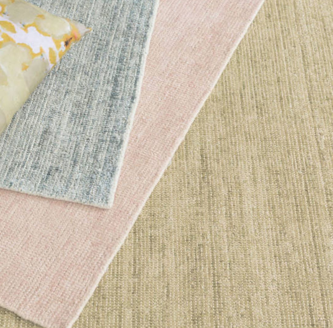 Dash & Albert Quartz Ocean Woven Viscose Cotton Rug