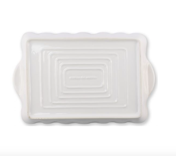 VIETRI White Rectangular Large Italian Baker