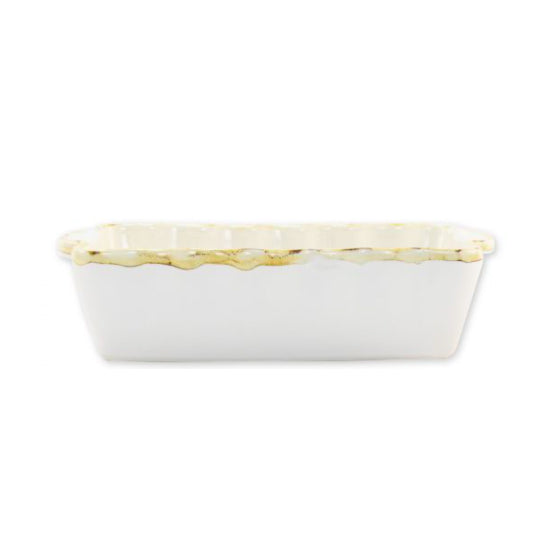 VIETRI White Rectangular Small Italian Baker