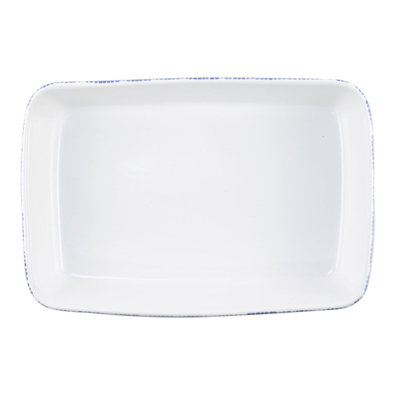 VIETRI Santorini Stripe Rectangular Baker