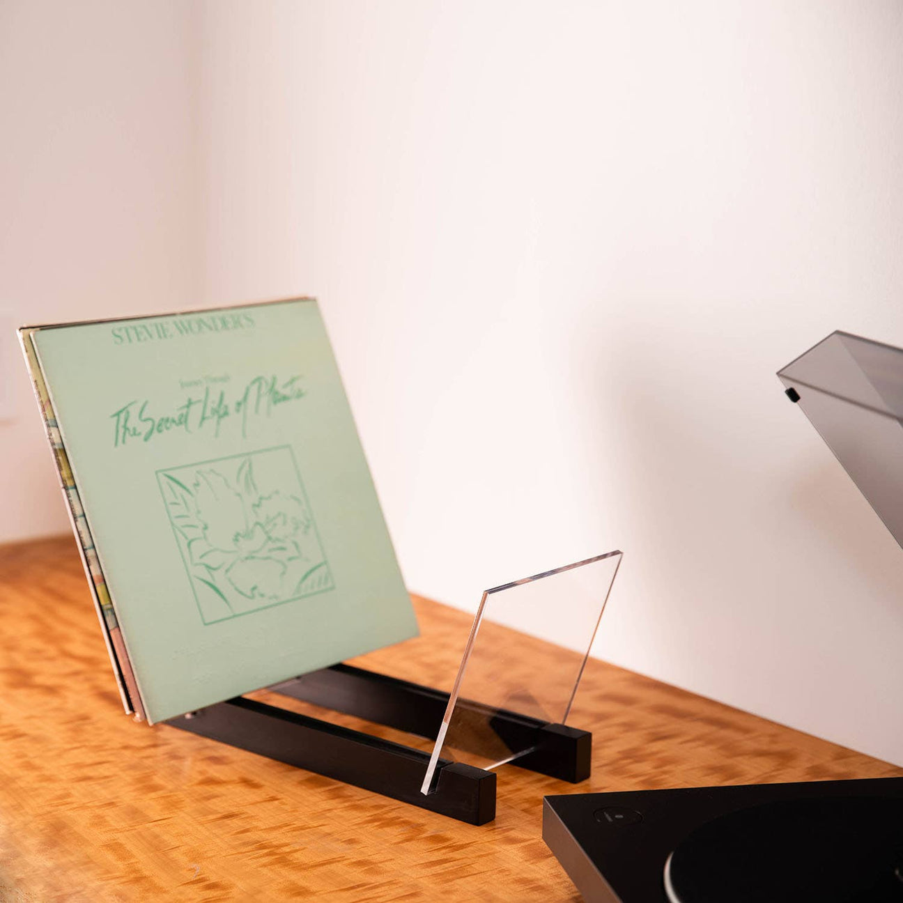 Vinyl Record Storage Holder - Black