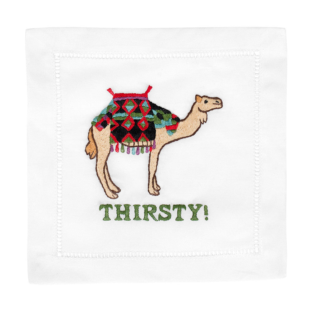 "Thirsty Camel" Cocktail Napkin Set - Waiting On Martha