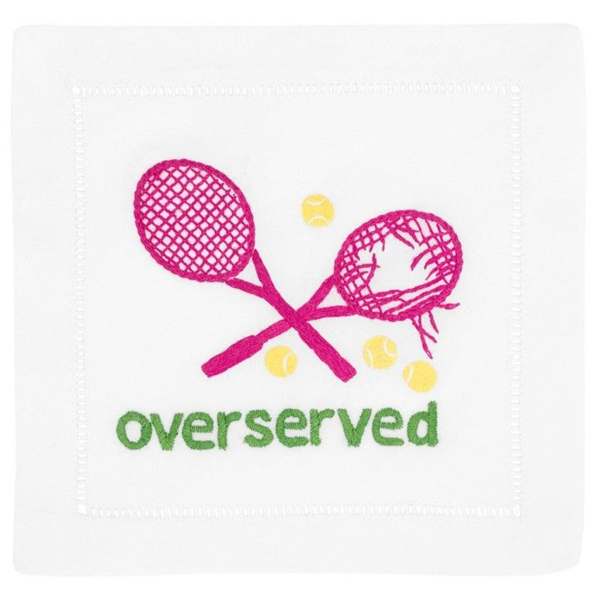 "Overserved" Cocktail Napkin Set - Waiting On Martha - 1
