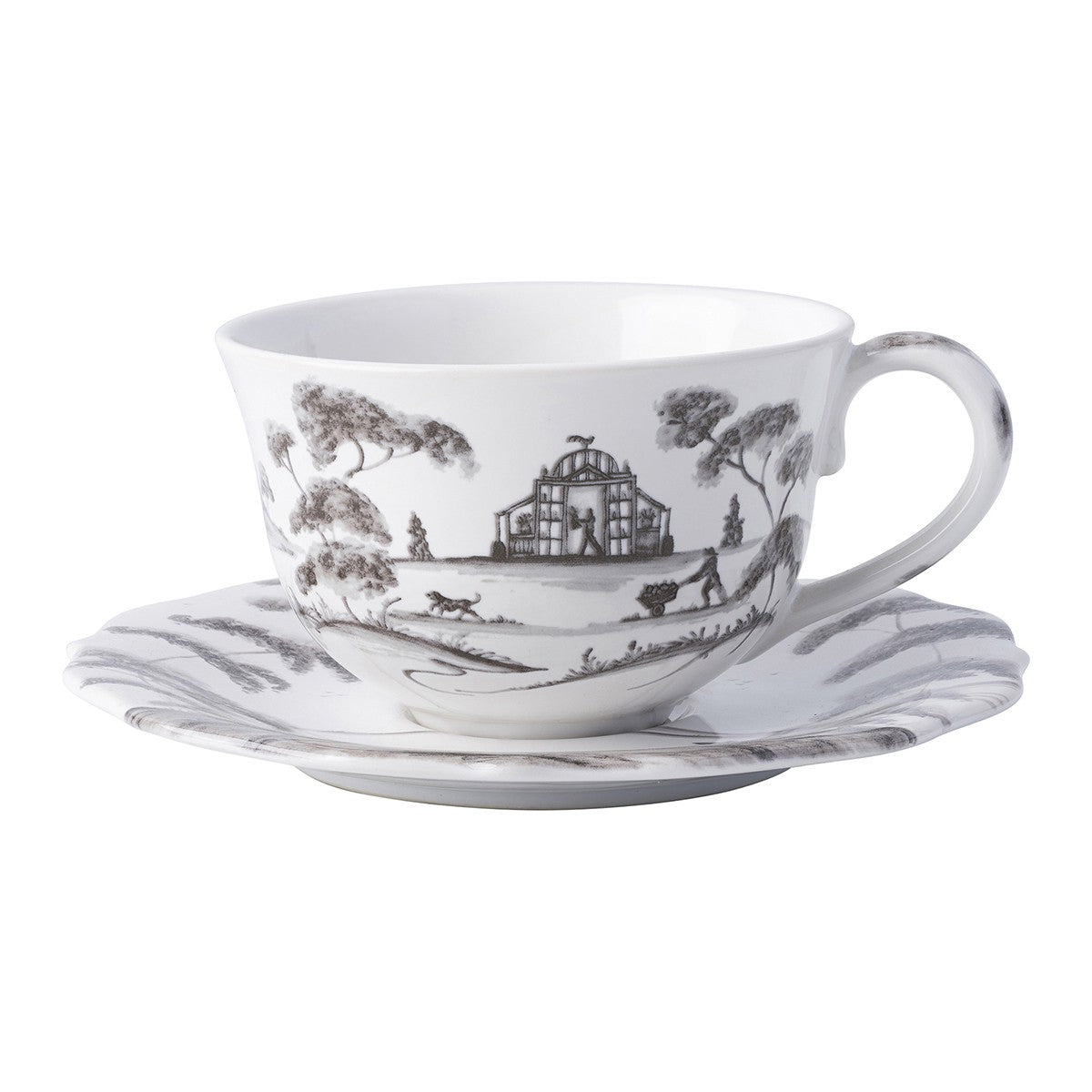Juliska Country Estate Flint Tea/Coffee Cup Garden Follies