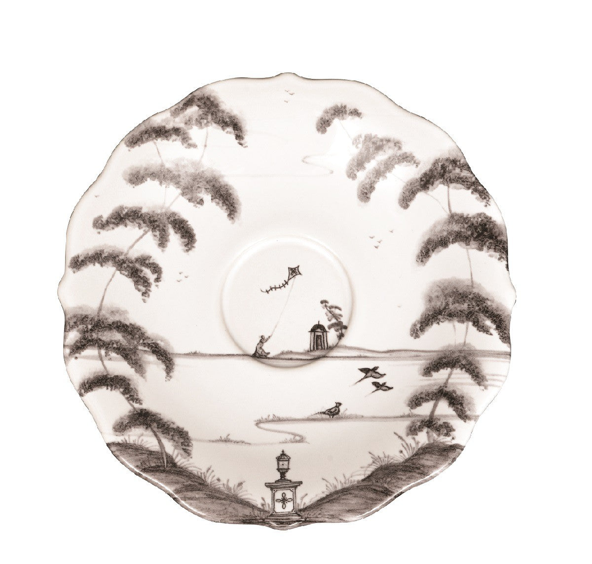Juliska Country Estate Flint Saucer Garden Follies